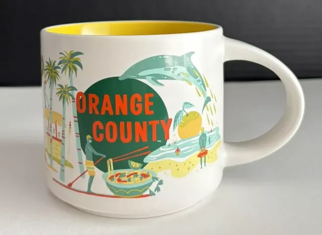 Starbucks Discovery Series Orange County mug