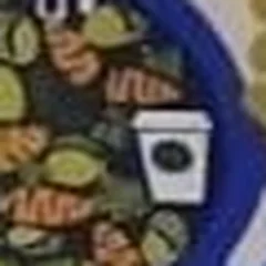 Close-up of the hidden Starbucks cup on the Kentucky Discovery Series mug