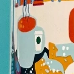 Close-up of the hidden Starbucks cup on the New Orleans Discovery Series mug